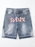Bermuda denim graffiti