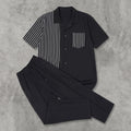 Completo camicia e pantalone rigato