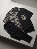 Completo camicia e pantalone animalier